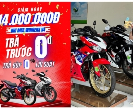 MUA WINNERX TRẢ TRƯỚC 0 ĐỒNG - ƯU ĐÃI LÊN ĐẾN 14.000.000Đ - TRẢ GÓP 0% LÃI SUẤT
